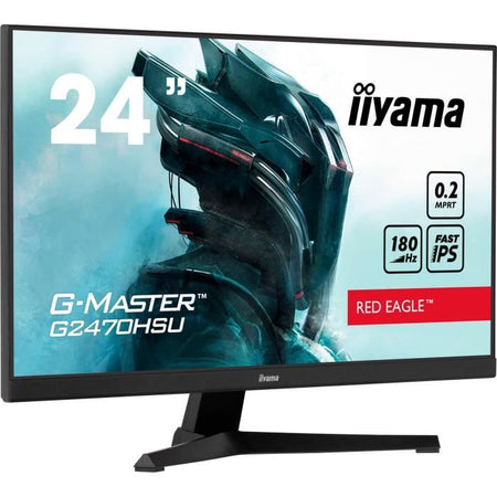 Schermo PC - IIYAMA - G2470HSU-B6 - 24 IPS FHD 1920 x 1080 - 0,2 ms - 180 Hz - HDMI DP - Nero