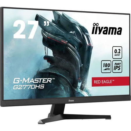 Monitor PC - IIYAMA - G2770HS-B1 - 27 FHD - IPS - 180Hz - 0,2ms - HDMI/DP - Altoparlanti - VESA 100x100 - Nero