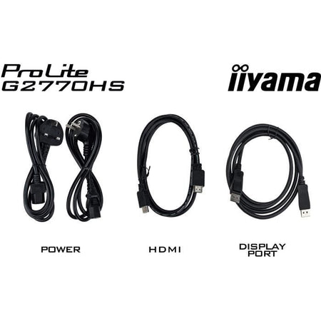 Monitor PC - IIYAMA - G2770HS-B1 - 27 FHD - IPS - 180Hz - 0,2ms - HDMI/DP - Altoparlanti - VESA 100x100 - Nero