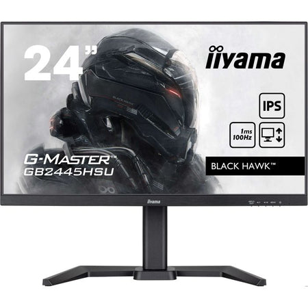 Monitor PC - IIYAMA - GB2445HSU-B2 - 23.8 FHD - IPS - 100Hz - 1ms - HUB HDMI/DP/USB - Nero
