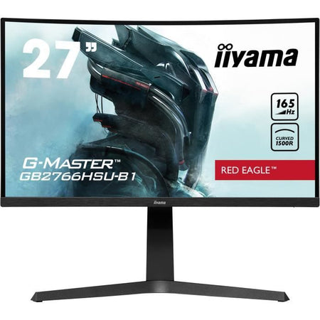 Schermata PC da gioco curvo - IIYAMA GB2766HSU -B1 - G -Master - 27 FHD - Dal triste - 1 ms - 165Hz - HDMI 2.0 / DisplayPort - Freesync
