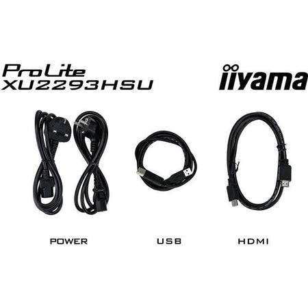 Monitor PC - IIYAMA - XU2293HSU-B7 - 21.5 FHD - IPS - 100Hz - 1ms - HDMI/DP - HUB USB - Altoparlanti - Nero