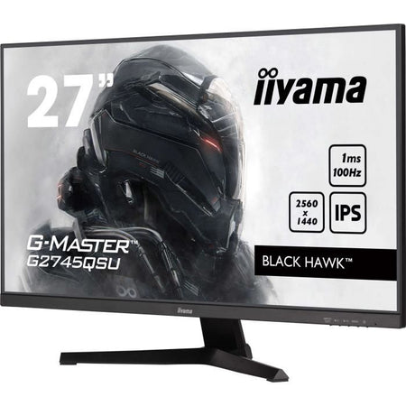Monitor PC - IIYAMA - G2745QSU-B2 - 27 QHD - IPS - 100Hz - 1ms - HUB HDMI/DP/USB - Altoparlanti - Nero