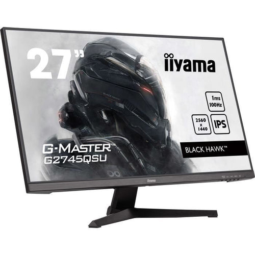 Monitor PC - IIYAMA - G2745QSU-B2 - 27 QHD - IPS - 100Hz - 1ms - HUB HDMI/DP/USB - Altoparlanti - Nero