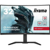 Monitor PC - IIYAMA - GCB3280QSU-B2 - 31.5 QHD - VA - 180Hz - 0.2ms - HUB HDMI/DP/USB - Supporto regolabile - Curvo 1500R - Nero