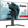 Monitor PC - IIYAMA - GCB3280QSU-B2 - 31.5 QHD - VA - 180Hz - 0.2ms - HUB HDMI/DP/USB - Supporto regolabile - Curvo 1500R - Nero