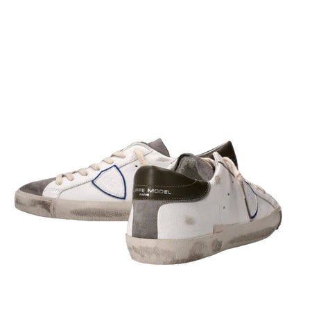 Philippe Model sneaker uomo philippe model - prsx low man - bianco da uomo