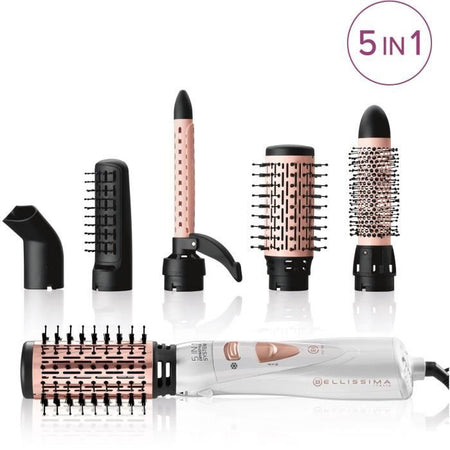 Spazzola Soffiatore - Bellissima - My Pro GH18 1100 - Professionale con Punte in Ceramica - Sistema Dry&Style 5 in 1