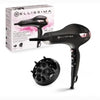 Asciugacapelli - Bellissima - Professional Light Ionic P7 3000 - Concentratore + Diffusore - 3 Temperature di Asciugatura Rapida - 2100W