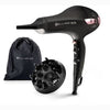 Asciugacapelli - Bellissima - Professional Light Ionic P7 3000 - Concentratore + Diffusore - 3 Temperature di Asciugatura Rapida - 2100W