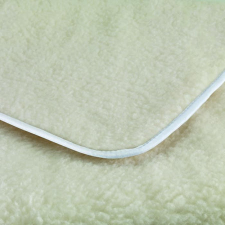 Coprimaterasso Riscaldato - Imetec - 2 Posti 100% Lana e Merino, 150 x 160 cm - Riscaldamento Rapido 6 Temperature Temperatura Costante