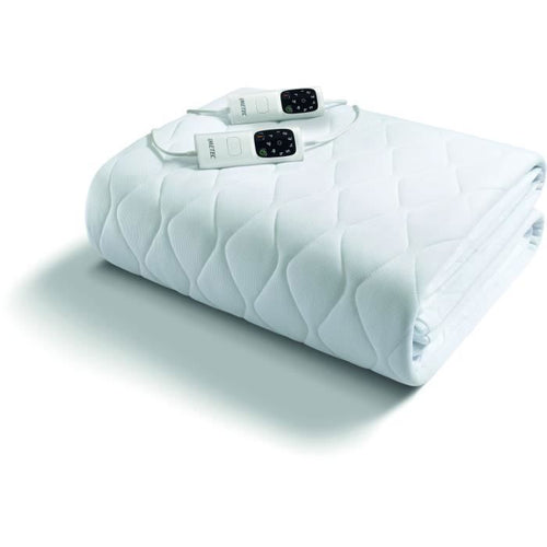 Coprimaterasso Riscaldato - Imetec - 2 Posti Adapto Maxi, 195x165 cm - 6 Temperature - Tessuto Anallergico - Temperatura Costante