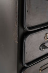 Cassettiera Store per interno, con 2 Ante-10 Cassetti, 71 x 38.5 x 176 cm
