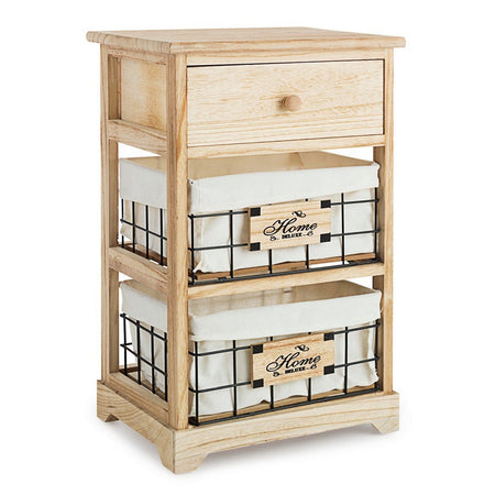 Cassettiera "Home Deluxe" per interno, con 3 Cassetti, 40 x 30 x 62 cm