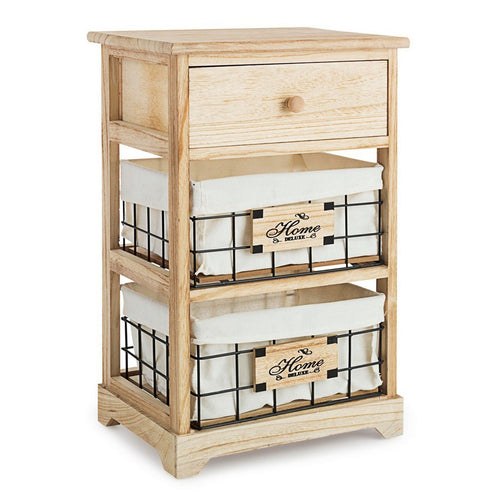 Cassettiera Home Deluxe per interno, con 3 Cassetti, 40 x 30 x 62 cm
