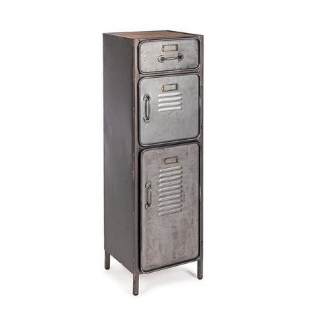 Cassettiera "Store" per interno, con 2 Ante-10 Cassetti, 71 x 38.5 x 176 cm