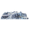 Paesaggio Montagna con cascata, per villaggio di Natale, 120 x 40 x 27 cm