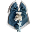 Fiocco nascita in cotone personalizzabile fatto a mano 35 x h 40 cm Made in Italy