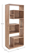 Libreria Corbin porta oggetti, mobile per interno