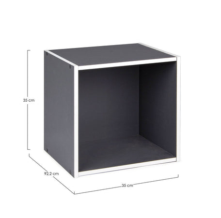 Cubo "Composite" porta oggetti, mobile per interno, 35 x 29,2 x 35 cm
