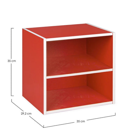 Cubo "Composite" porta oggetti, mobile per interno, 35 x 29,2 x 35 cm