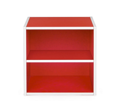 Cubo "Composite" porta oggetti, mobile per interno, 35 x 29,2 x 35 cm