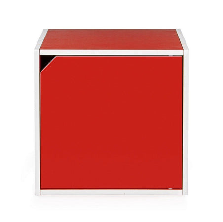 Cubo "Composite" porta oggetti, mobile per interno, 35 x 29,2 x 35 cm