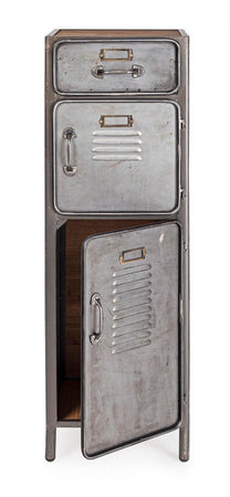 Cassettiera "Store" per interno, con 2 Ante-10 Cassetti, 71 x 38.5 x 176 cm