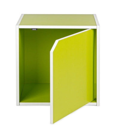 Cubo "Composite" porta oggetti, mobile per interno, 35 x 29,2 x 35 cm