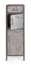 Cassettiera Store per interno, con 2 Ante-10 Cassetti, 71 x 38.5 x 176 cm