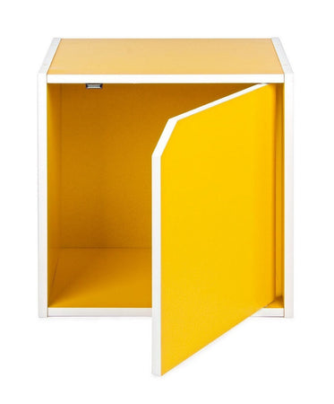 Cubo "Composite" porta oggetti, mobile per interno, 35 x 29,2 x 35 cm