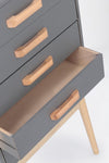 Cassettiera Ordinary per interno, con 5 Cassetti, 48 x 35 x 64 cm