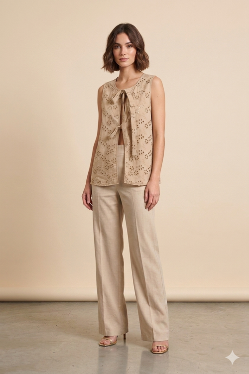 Blusa cotone san gallo