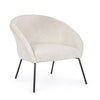 Poltrona Aiko per interno, Gambe In Acciaio Verniciato A Polvere 80 x 76 x 75h cm