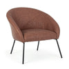 Poltrona Aiko per interno, Gambe In Acciaio Verniciato A Polvere 80 x 76 x 75h cm