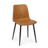 Sedia Kyra con gambe in acciaio verniciato a polvere epossidica, per arredo interno 44 x 50 x h 80 cm