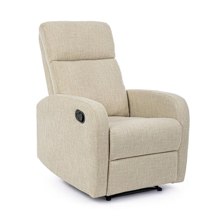 Poltrona "Iris" per interno, Struttura In Acciaio E Compensato 67,5 x 90,5/140 x 98h cm