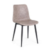 Sedia Kyra con gambe in acciaio verniciato a polvere epossidica, per arredo interno 44 x 50 x h 80 cm
