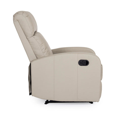 Poltrona "Iris" per interno, Struttura In Acciaio E Compensato 67,5 x 90,5/140 x 98h cm