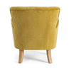 Poltrona Orlins per interno, Struttura In Legno Di Pino, Rivestimento In Cotone Trapuntato, Effetto Velluto Capitonne' 71.5 x 72.5 x 79h cm