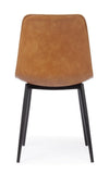 Sedia Kyra con gambe in acciaio verniciato a polvere epossidica, per arredo interno 44 x 50 x h 80 cm