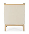 Poltrona Marlin per interno, Struttura In Legno Di Frassino, Rivestimento 100% Lino 75.5 x 88 x 98.5h cm