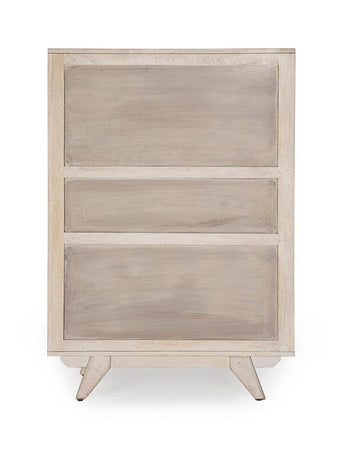 Mobile da bar "Sahana" da 4 ante in legno di mango, struttura in mdf da 85 x 40 x 123 cm
