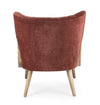 Poltrona Virna per interno, Struttura In Legno Di Pino E Compensato 64 x 71 x 79h cm