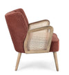 Poltrona Virna per interno, Struttura In Legno Di Pino E Compensato 64 x 71 x 79h cm