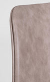 Sedia Kyra con gambe in acciaio verniciato a polvere epossidica, per arredo interno 44 x 50 x h 80 cm