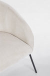Poltrona Aiko per interno, Gambe In Acciaio Verniciato A Polvere 80 x 76 x 75h cm