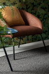 Poltrona Aiko per interno, Gambe In Acciaio Verniciato A Polvere 80 x 76 x 75h cm