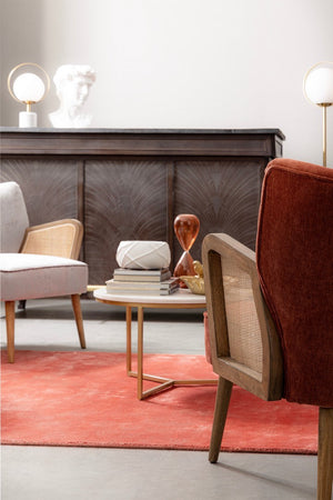 Poltrona "Virna" per interno, Struttura In Legno Di Pino E Compensato 64 x 71 x 79h cm