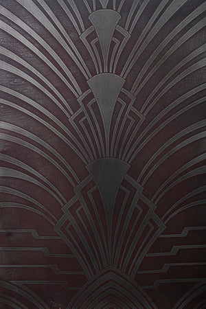 Mobile da Bar "Lanford" con struttura in acciaio, piano in legno di mango